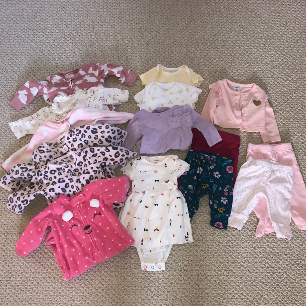 3 month baby girl lot 15 pieces